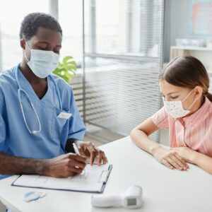 Girl Visiting Doctor