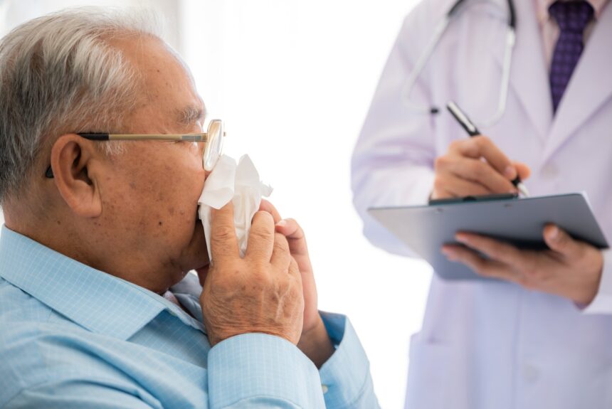 professional doctor working in medical checking up patient in hospital clinic, health care concept