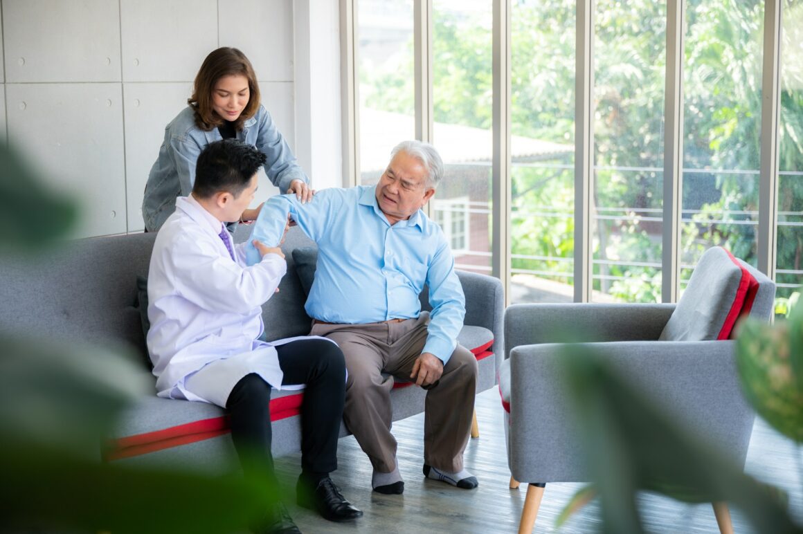 professional doctor working in medical checking up patient in hospital clinic, health care concept